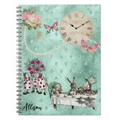 Elegant Alice In Wonderland Personalized Notizblock (Vorderseite)