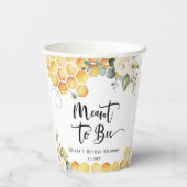 Elegant als Brautparty Pappbecher (Rückseite)