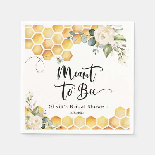 Elegant als Brautparty Serviette (Vorderseite)