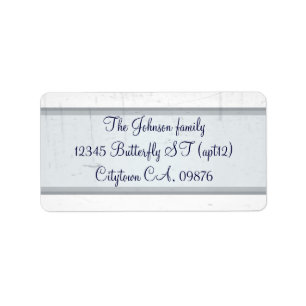 Elegant alte Mode Adressaufkleber