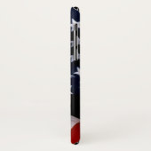Elegant American Flag iPhone Custom Monogram Case-Mate iPhone Hülle (Hinten/Links)