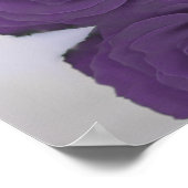 Elegant Amethyst Lila Rose Chic Wedding Willkommen Poster (Ecke)