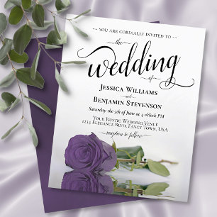 Elegant Amethyst Rose HAUSHALT für Hochzeiten