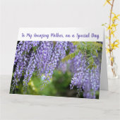 Elegant an meine Phantastische Mutter unendliche L Karte (Gelbe Blume)