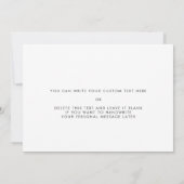 Elegant an meine thailändische Mutter auf meiner H Einladung (Rückseite)