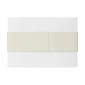 Elegant and Basic beige burgundy Einladungsbanderole (Rückseitenbeispiel)