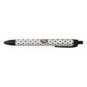 Elegant and Classic Pattern Design Black Ink Pen Kugelschreiber (Unterseite)