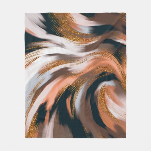 Elegant and glamorous style. Natural colour palett Fleecedecke (Vorderseite)