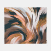 Elegant and glamorous style. Natural colour palett Fleecedecke (Vorderseite (Horizontal))