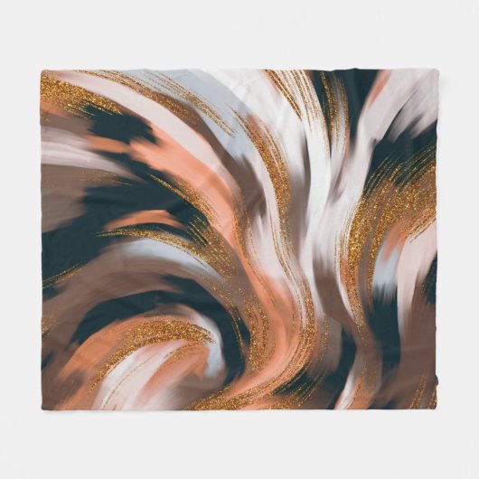 Elegant and glamorous style. Natural colour palett Fleecedecke (Vorderseite (Horizontal))