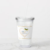 Elegant and Inspirational HWT Gold Collection Acryltrinkbecher (Rückseite)