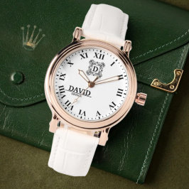  Elegant and minimalist monogrammed Armbanduhr