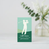 Elegant and Modern Golf Club Visitenkarte (Stehend Vorderseite)