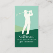 Elegant and Modern Golf Club Visitenkarte (Vorderseite)