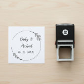 Elegant and Personalized Wedding Stamps – Custom Permastempel