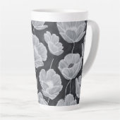 Elegant and Whimsical Poppies Milchtasse (Rechte Ecke)
