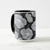 Elegant and Whimsical Poppies Tasse (Vorderseite Links)