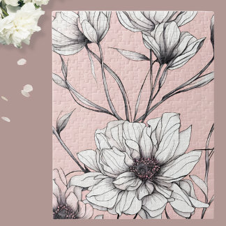 Elegant Anemone Floral Puzzle