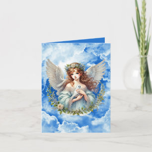 Elegant Angel füge deine eigene Nachricht hinzu 