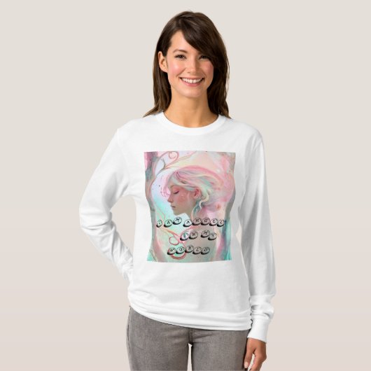 Elegant Angel Graphic T-Shirt - Himmlisch Design T (Vorne ganz)