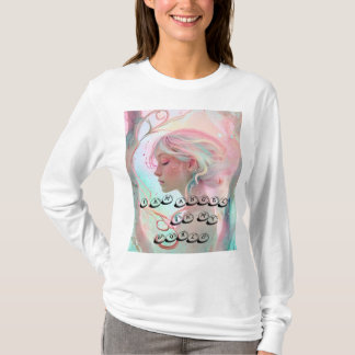 Elegant Angel Graphic T-Shirt - Himmlisch Design T