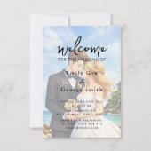 Elegant Anime Wedding Welcome Invitation Save The Date (Vorderseite)