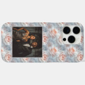 Elegant Anniversary Keepsake Rose Flower Photo  Case-Mate iPhone Hülle (Rückseite (Horizontal))