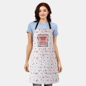 Elegant Anniversary Love Lettering Kitchen Apron Schürze (Getragen)