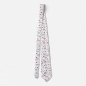 Elegant Anniversary Love Lettering Men’s Tie Krawatte (Rückseite)