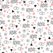 Elegant Anniversary Love Lettering Men’s Tie Krawatte