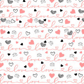 Elegant Anniversary Love Lettering Table Runner Großer Tischläufer