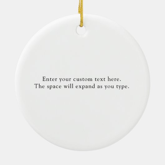 Elegant Anniversary Vow Renewal Custom Text Keramik Ornament (Hinten)