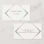 Elegant anspruchsvoll Beruflich geometrisch Visitenkarte (Vorne/Hinten)