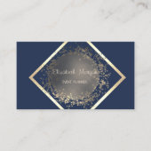 Elegant anspruchsvoll Beruflich geometrisch Visitenkarte (Vorderseite)