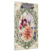 Elegant antique frame watercolor floral cute klemmbrett (Rechts)