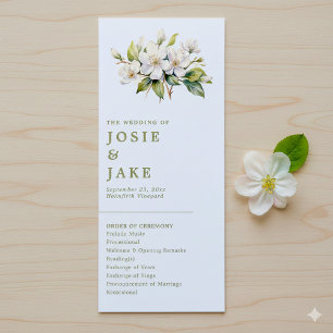 Elegant Apple Blossom Minimalistisch Botanische Ho Programm