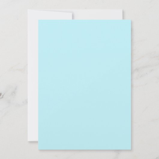 Elegant Aqua Arch Mehendi Zeremonie Indische Hochz Einladung (Rückseite)