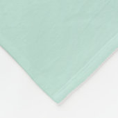 Elegant Aqua Nana 6-photo Heart Collage Fleecedecke (Ecke)