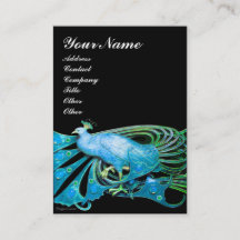 ELEGANT AQUAMARIN BLAU PEACOCK FASHION JEWEL IN SC