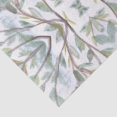 Elegant Aquamarin und braun Seidenpapier (Detail)