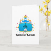 Elegant Arabic Calligraphy Ramadan Wishes Karte (Gelbe Blume)