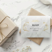 Elegant Arabisch Bismillah Wedding RSVP Begleitkarte