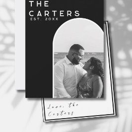 Elegant Arch Custom Wedding Dankeschön Card Einladung