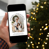 Elegant Arch Foto Frohe Weihnachten