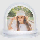 Elegant Arch Photo Winter Schneekugeln (Vorderseite)