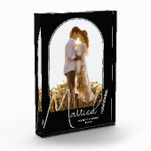 Elegant Arch Wedding Black Fotoblock (Links)