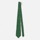 Elegant Art Deco Geometric Pattern Tie Krawatte (Vorderseite)