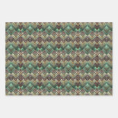 Elegant Art Deco tiled pattern party Geschenkpapier Set (Vorderseite 2)