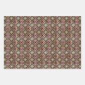 Elegant Art Deco tiled pattern party Geschenkpapier Set (Vorderseite 2)