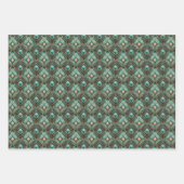 Elegant Art Deco tiled pattern party  Geschenkpapier Set (Vorderseite 2)